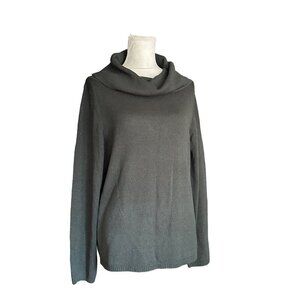 Judith Hart Collection Women's Cowl Neck Sweater XL  Dark Green